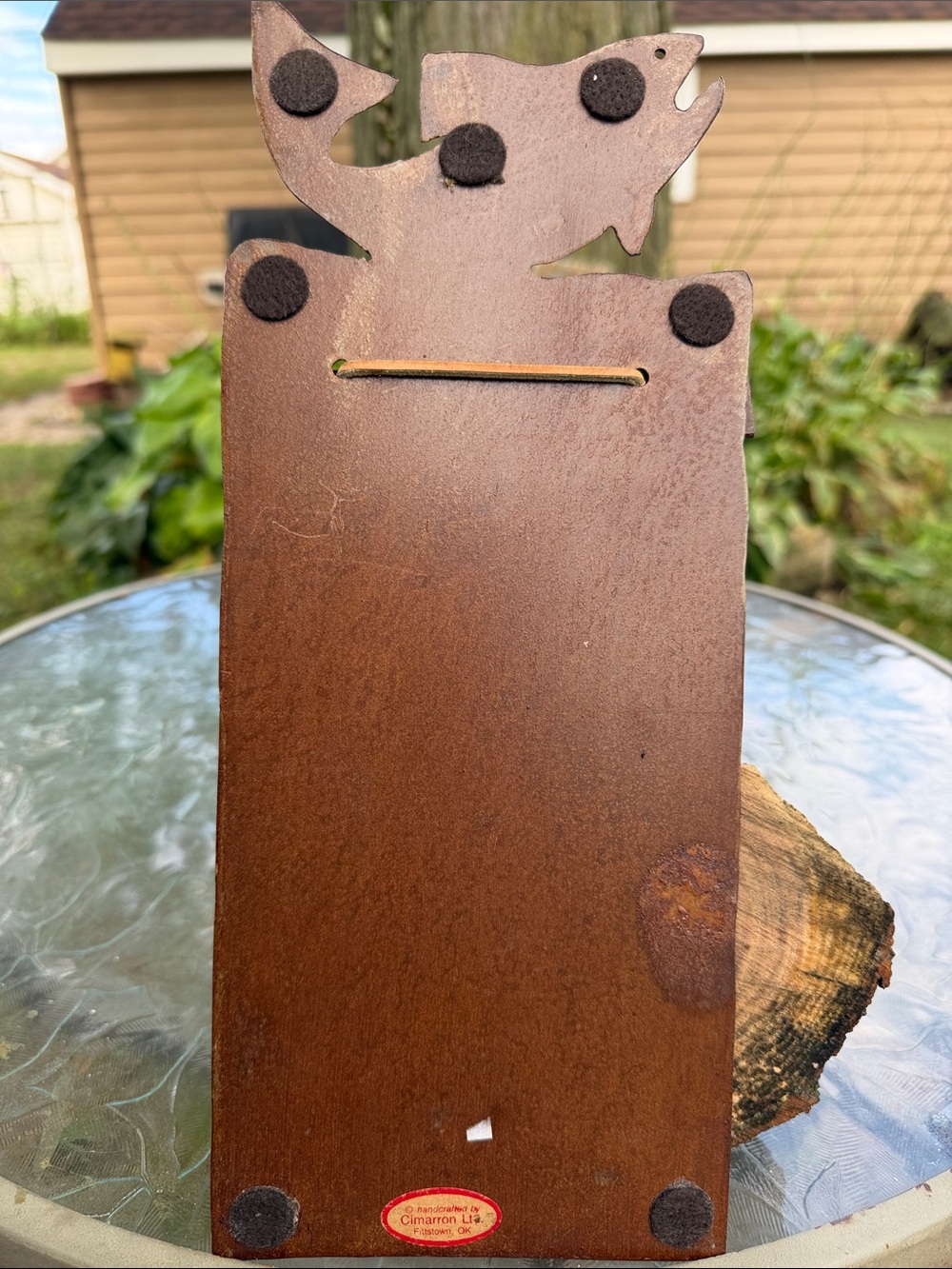 #Rustic Metal Fish notepad - Picture 5 of 6